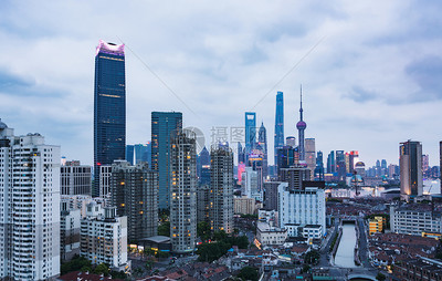上海城市风景 光与影的交响曲